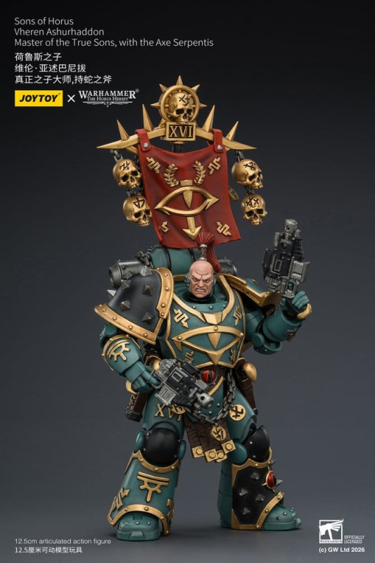 Warhammer The Horus Heresy Action Figure Sons of Horus Vheren Ashurhaddon Master of the True Sons 13 9