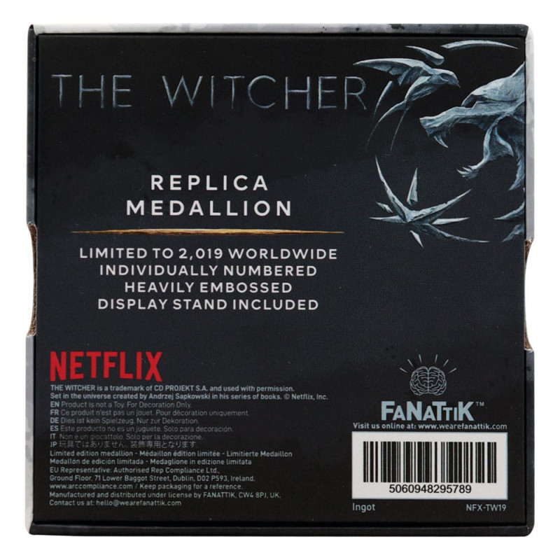 The Witcher Replica 1/1 Necklace Geralt´s Medallion 3