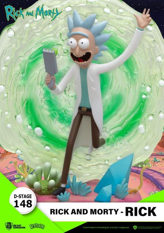 Rick & Morty: Rick 14 cm D-Stage PVC Diorama - Beast Kingdom Toys