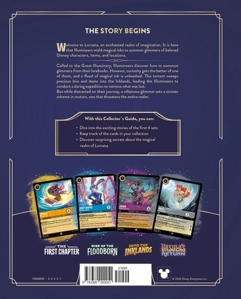 Disney Lorcana TCG Book The Official Collector's Guide: Sets 1-4 *English Version* 1