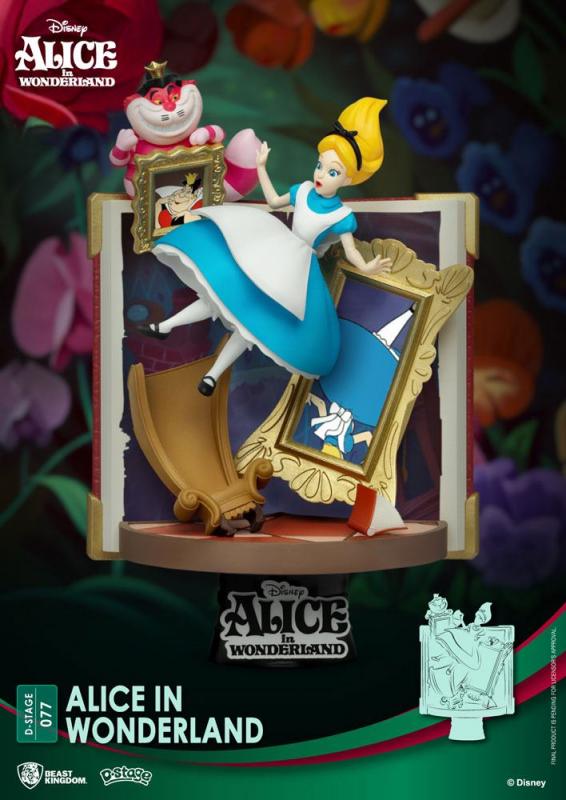 Disney Story Book Series: Alice in Wonderla 15 cm D-Stage PVC Diorama - Beast Kingdom Toys