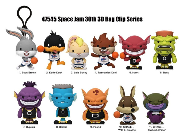 Space Jam 30th Anniversary 3D PVC Bag Clips Series 1 Blind Bag Display (24) 1