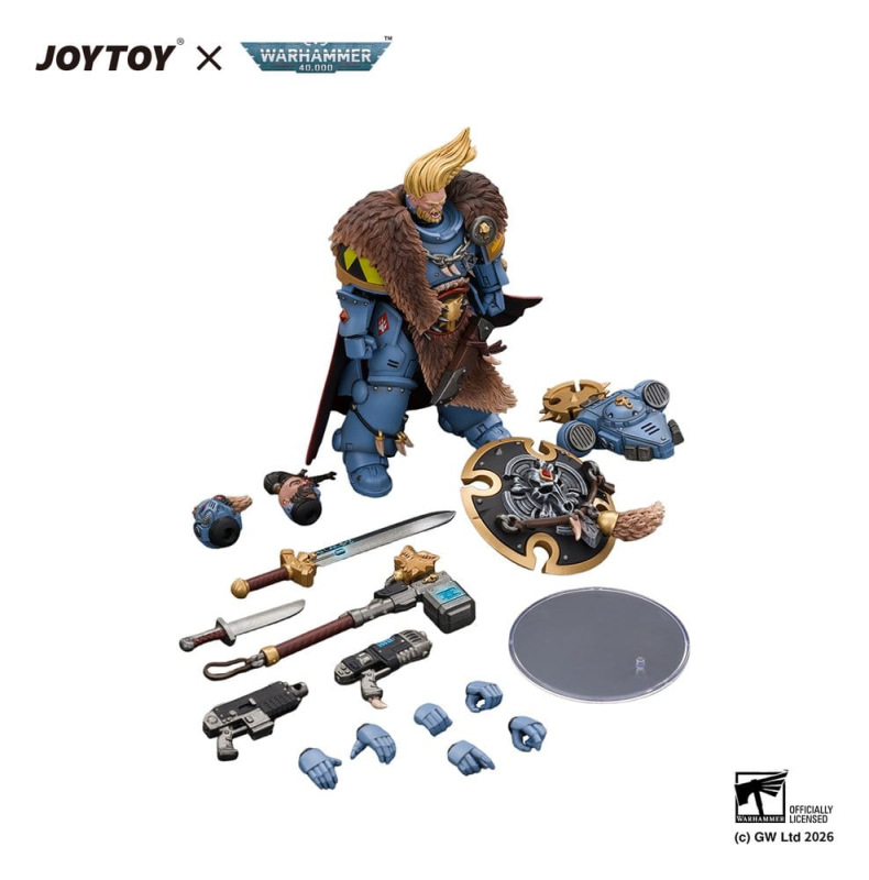 Space Marine Action Figure Space Wolves Wolf Guard Battle Leader 12 cm 4