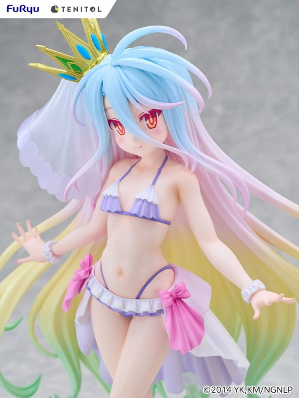 No Game No Life Tenitol Tall PVC Figure Shiro swimwear dress Ver. 29 cm 7