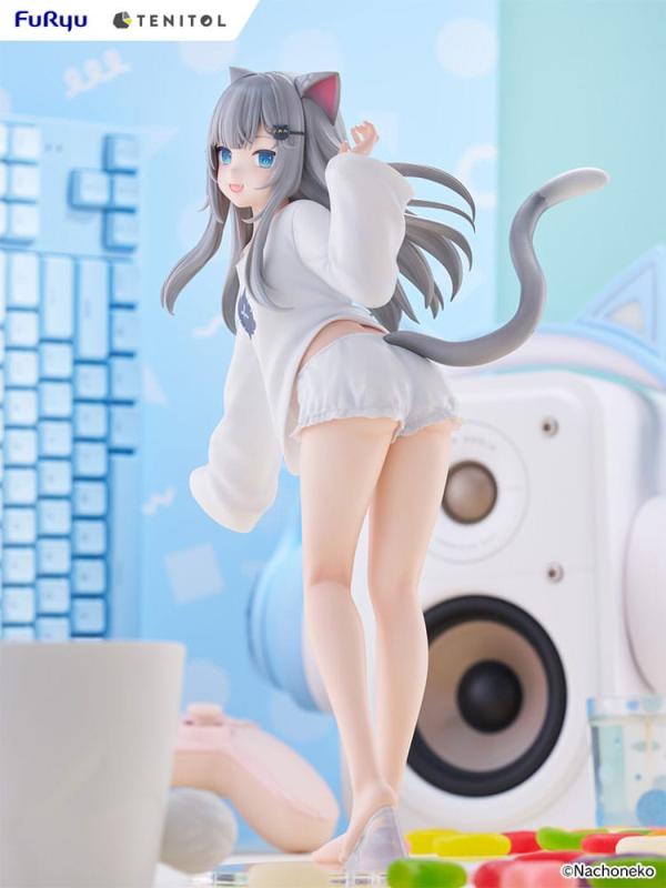 VTuber Tenitol Tall PVC Statue Nachoneko 30 cm 4