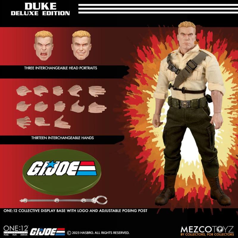 G.I. Joe: Duke Deluxe Edition 1/12 Action Figure - Mezco Toys