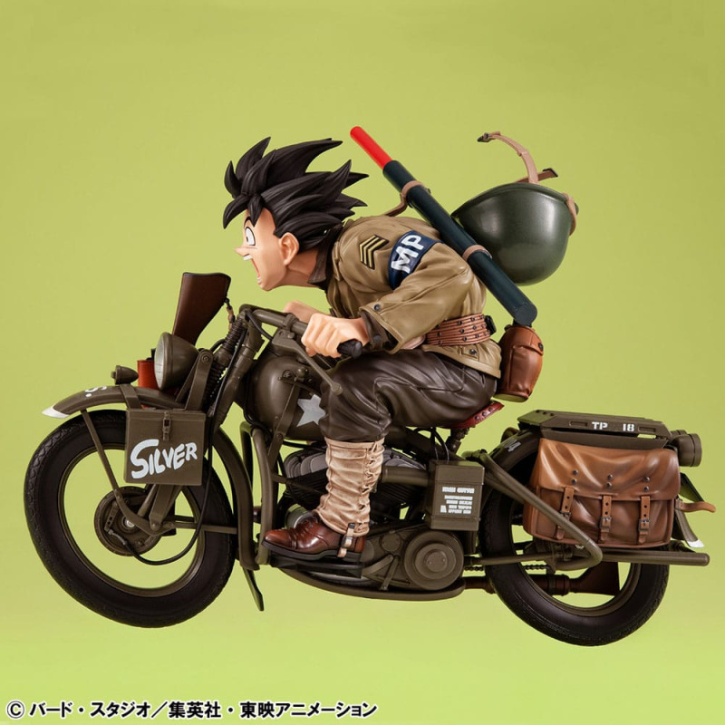 Dragonball Z 05 Desktop Real McCoy PVC Diorama Son Goku & Bike 18 cm 2