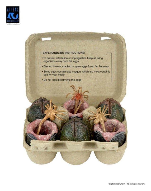 Aliens 6-Pack Accessory Pack Carton of Alien Eggs (40th Anniversary) 6