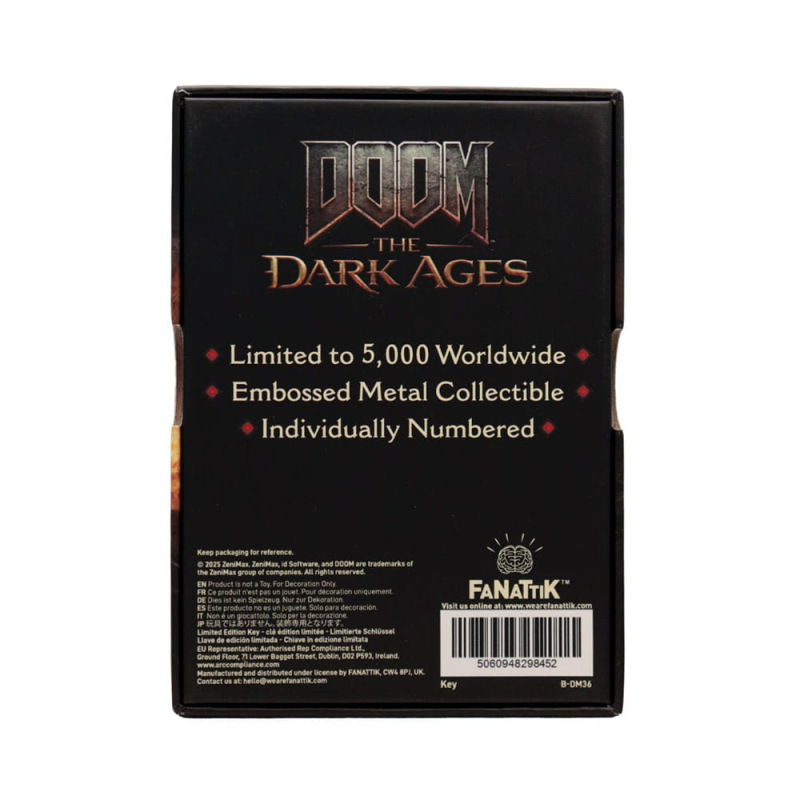 Doom: The Dark Ages Replica Secret Key Limited Edition 2