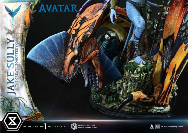 Avatar (Film) Real Elite Masterline Series Statue 1/4 Jake Sully & The Great Leonopteryx 87 cm 11
