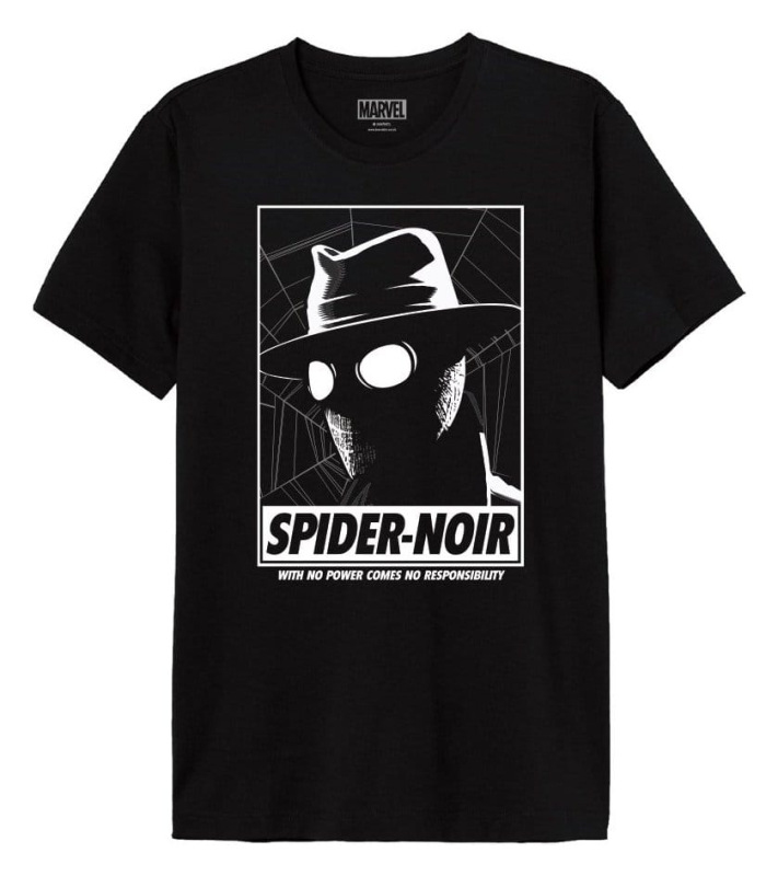 Marvel T-Shirt Spider-Noir Red Banner Cover Size S 1