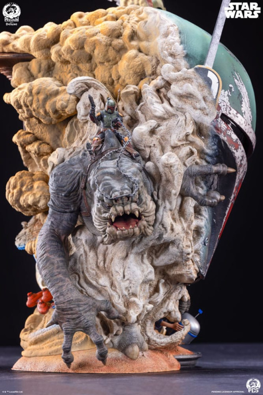 Star Wars The Empire Strikes Back Fine Art Bust Boba Fett Deluxe Edition 50 cm 9