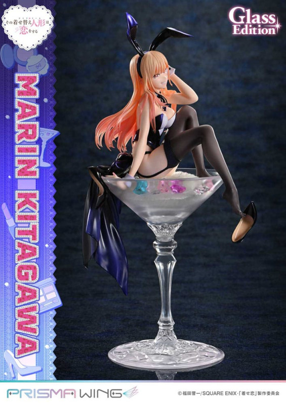 My Dress-Up Darling Prisma Wing PVC Statue 1/7 Marin Kitagawa Glass Edition 29 cm 9