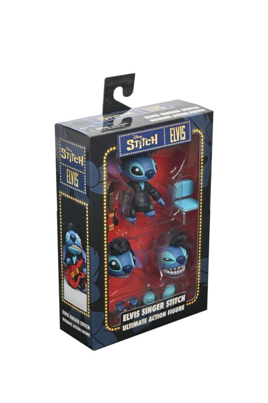 Lilo & Stitch Action Figure Ultimate Singer Elvis Stitch 7 cm 3