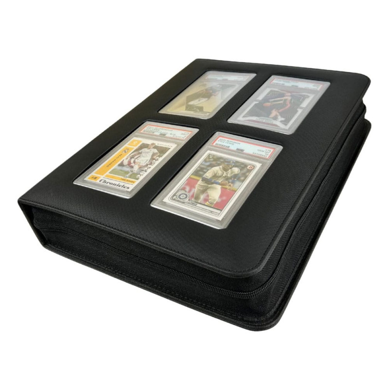 Evoretro Premium Card Slab Binder with Window Black 2