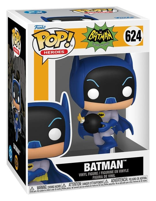 Batman 66 POP! Heroes Vinyl Figure Batman with Bomb 9 cm 1
