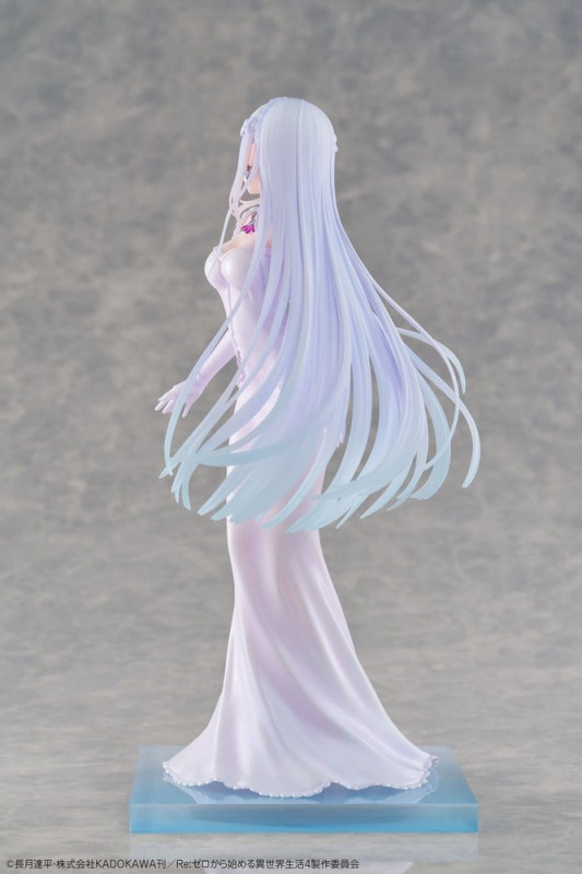 Re:ZERO -Starting Life in Another World- PVC Figure 1/7 Emilia Wedding dress Ver. 24 cm 3