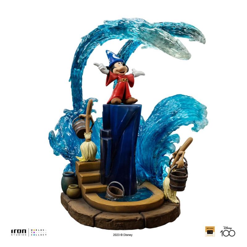 Disney: Mickey Fantasia Deluxe 1/10 Art Scale Statue - Iron Studios