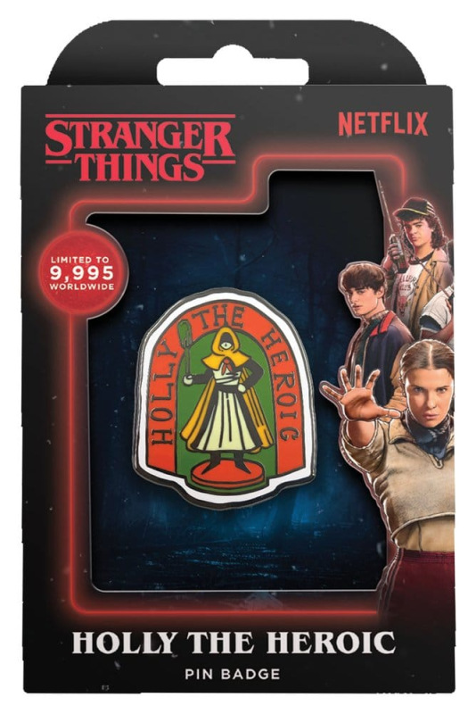 Stranger Things Pin Badge Holly The Heroic Limited Edition 2