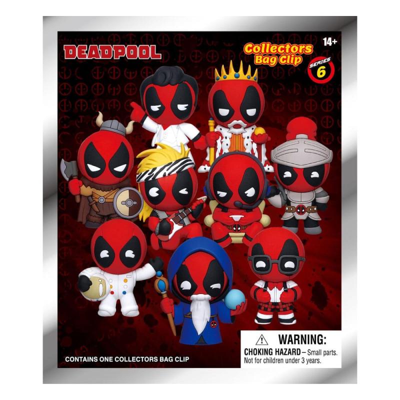 Marvel PVC Bag Clips Deadpool Series 6 Display (24)