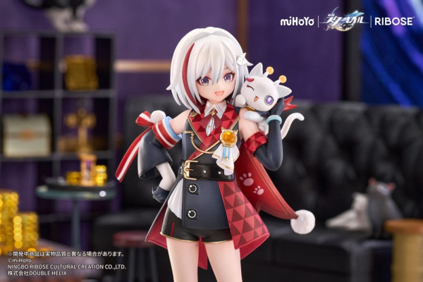 Honkai: Star Rail Rise Up Chibineko Series PVC Statue Topaz & Numby Ver. 18 cm 8