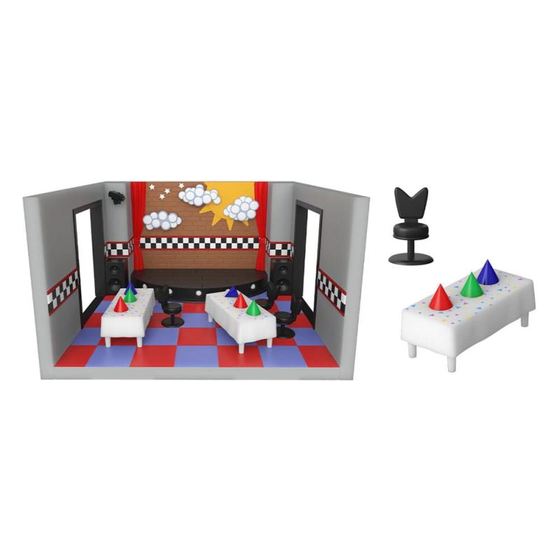 Five Nights at Freddy's Snap Playset & Action Figure Stage w/Freddy (GD) 9 cm