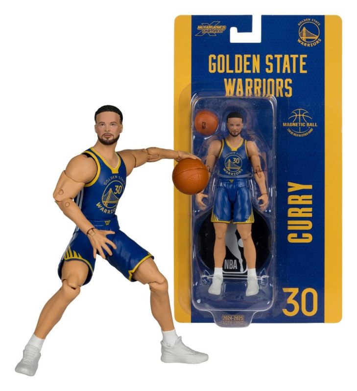 NBA SportsPicks Action Figure Stephen Curry (Golden State Warriors) 15 cm 3