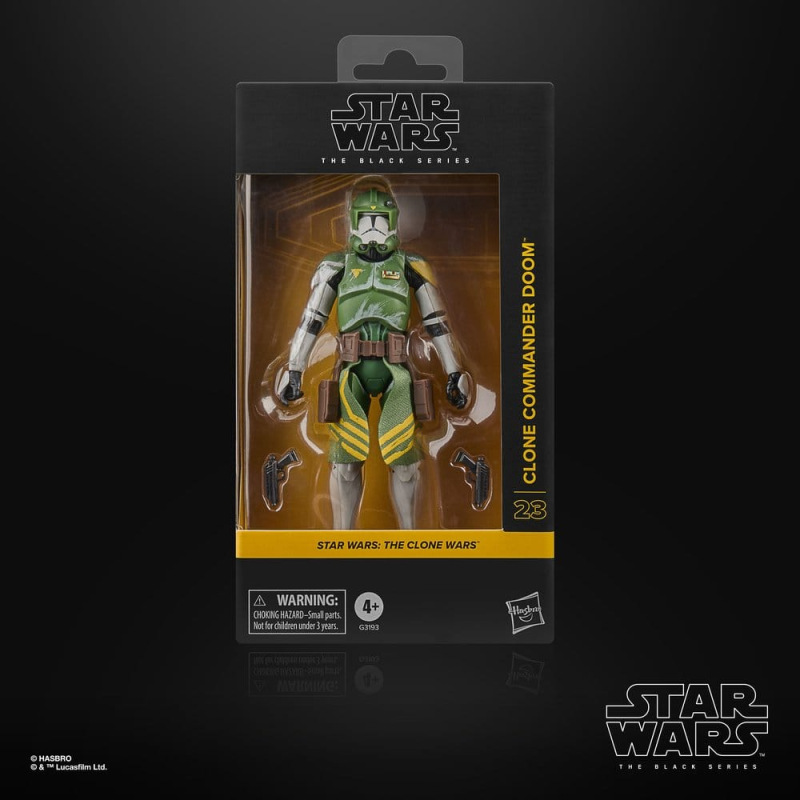 Star Wars: The Clone Wars Black Series Action Figure Clone Commander Doom 15 cm 1