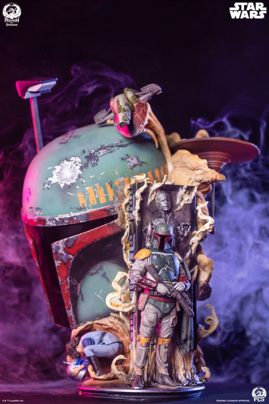 Star Wars The Empire Strikes Back Fine Art Bust Boba Fett Deluxe Edition 50 cm 1