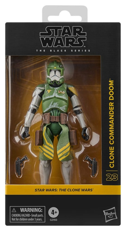 Star Wars: The Clone Wars Black Series Action Figure Clone Commander Doom 15 cm 9