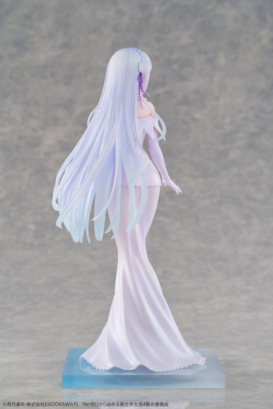 Re:ZERO -Starting Life in Another World- PVC Figure 1/7 Emilia Wedding dress Ver. 24 cm 5