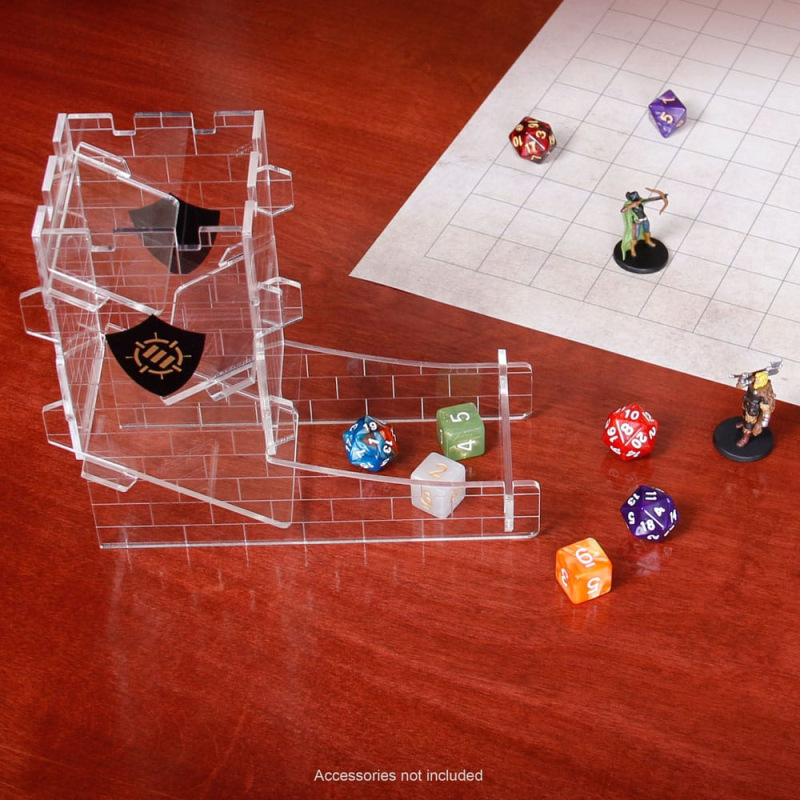 Enhance Tabletop Series Dice Tower Clear 7