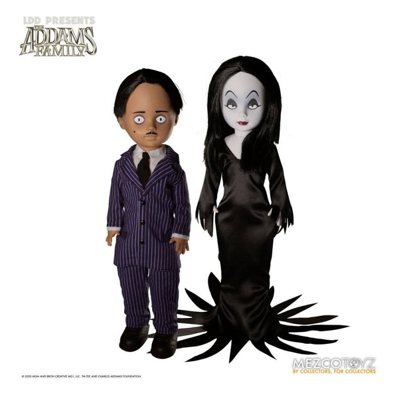 The Addams Family: Gomez & Morticia - Living Dead Dolls  25 cm - Mezco