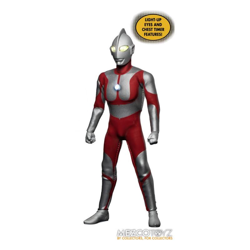 Ultraman: Ultraman 1/12 Light-Up Action Figure - Mezco Toys