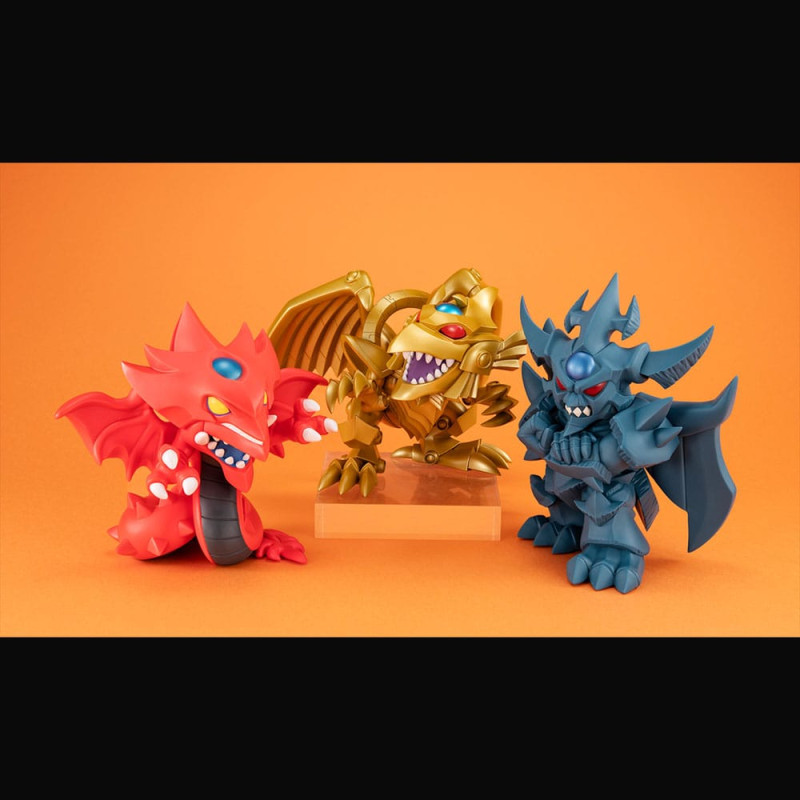 Yu-Gi-Oh! Duel Monsters Megatoon PVC Statue Red Eyes Black Dragon & The Winged Dragon of Ra 13 cm (w 6