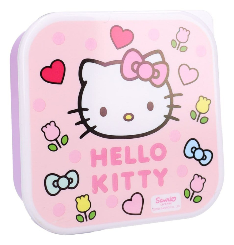 Hello Kitty Snackbox Set Fresh Bites 12 cm 1