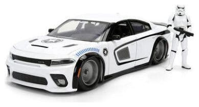 Star Wars Diecast Model 1:24 Stormtrooper Dodge Charger SRT Hellcat