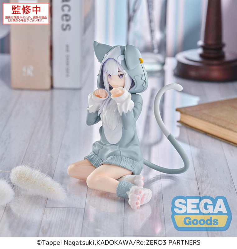 Re:Zero Starting Life in Another World Yumemirize PVC Statue Emilia Mofumofu Pack 11 cm 4