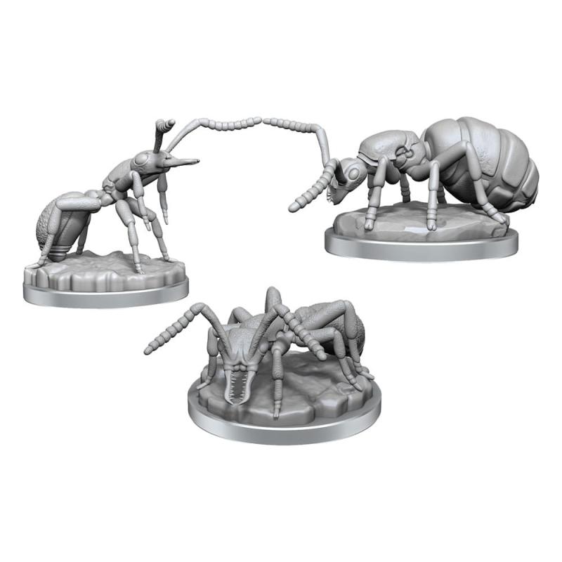 WizKids Deep Cuts Unpainted Miniatures 3-Pack Giant Ants