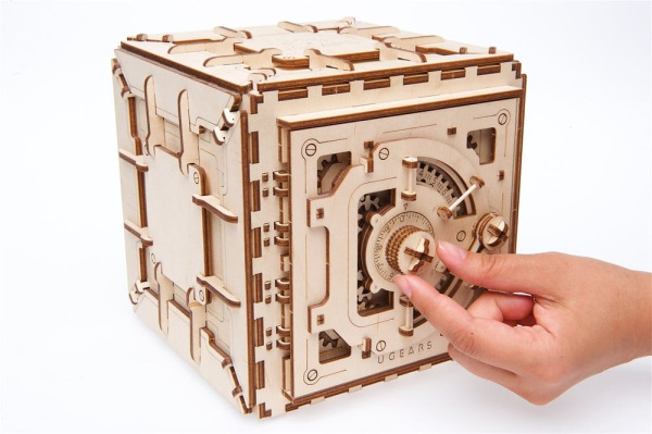 Ugears 3D Wooden Puzzle Safe 5