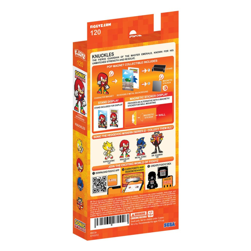 Sonic the Hedgehog (Modern) FiGGYZ Magnet Collectible Knuckles 11 cm 2