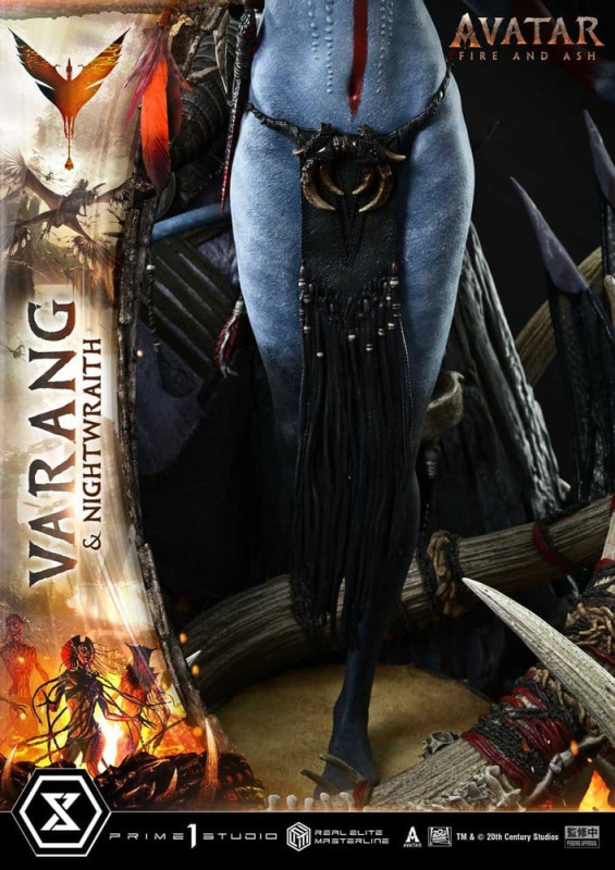 Avatar: Fire and Ash (Film) Real Elite Masterline Series Statue 1/4 Varang & Nightwraith Avatar Lega 11