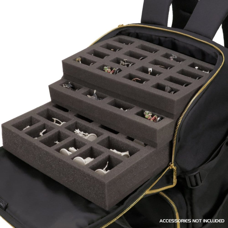 Enhance Miniature Painting Storage Backpack Black 1
