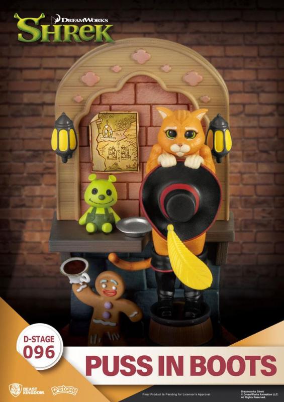 Shrek: Puss In Boots 15 cm Closed Box Version D-Stage PVC Diorama - Beast Kingdom Toys