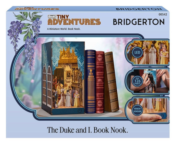 Bridgerton Tiny Adventures Book Nook Mini Diorama The Duke and I 18 cm 3