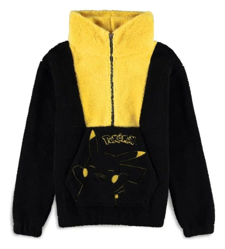 Pokémon Hooded Sweater Pikachu Sherpa Premium Size XXL 1