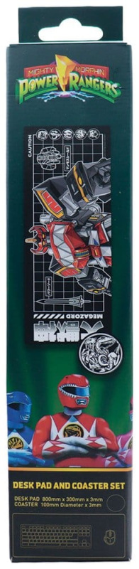 Power Rangers Desk Pad & Coaster Set 6