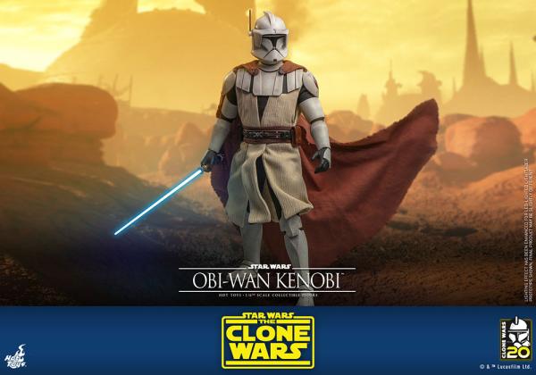 Star Wars The Clone Wars Action Figure 1/6 Obi-Wan Kenobi 30 cm 12