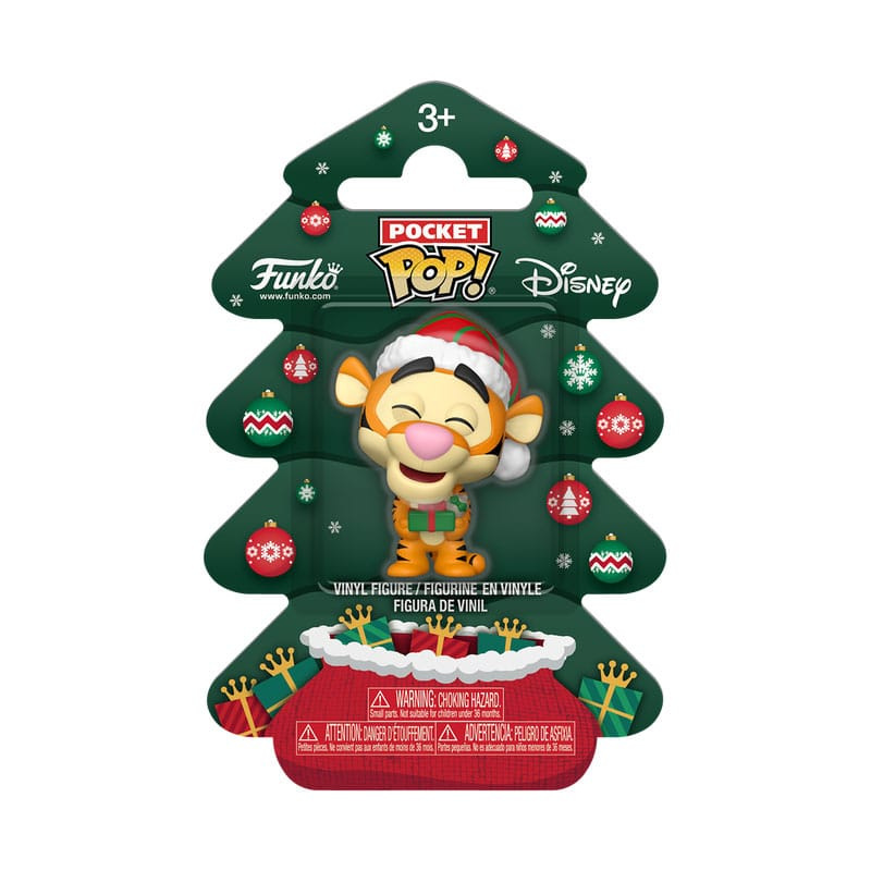 Winnie the Pooh Holiday 2025 Pocket POP! Vinyl Keychains Tigger Tree Holiday Box 4 cm 1