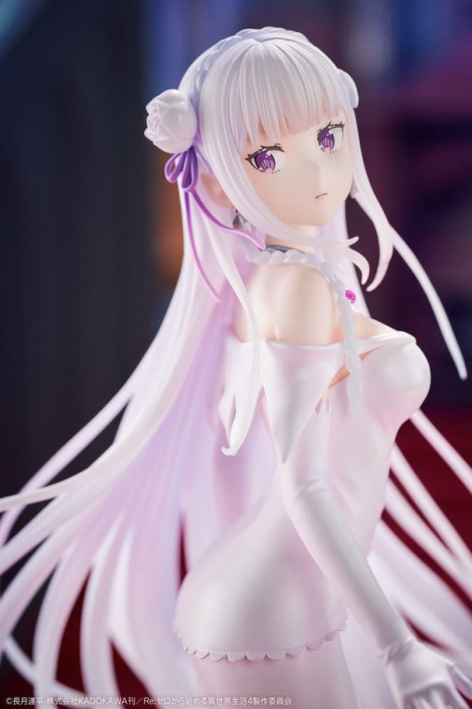 Re:ZERO -Starting Life in Another World- PVC Figure 1/7 Emilia Wedding dress Ver. 24 cm 12
